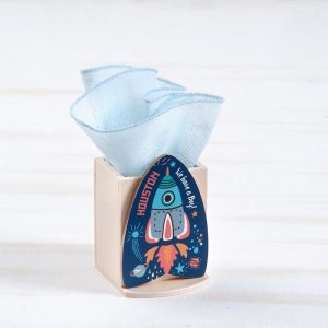 Μπομπονιέρα Ξύλινο Ημερολόγιο Διάστημα