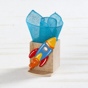 Ξύλινη Μολυβοθήκη Πύραυλος Διάστημα