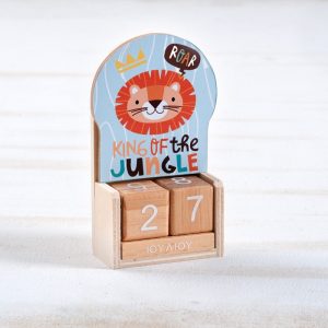 Μπομπονιέρα Ξύλινο Ημερολόγιο Λιοντάρι