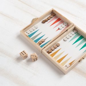 Μπομπονιέρα Ξύλινο Τάβλι