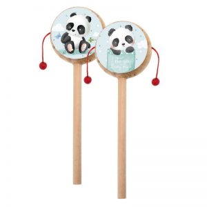 Μπομπονιέρα Ξύλινο Τυμπανάκι Panda