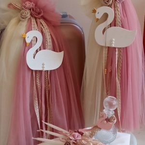 Βαπτιστικό Πακέτο κύκνος με Βαλίτσα M100