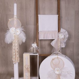 Βαπτιστικό Πακέτο για κορίτσι Φτερά Ε602