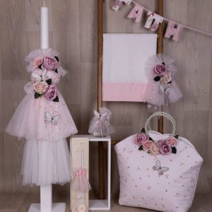 Βαπτιστικό Πακέτο για κορίτσι Πεταλούδες Ε617